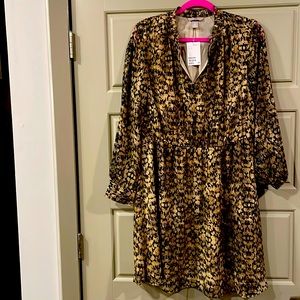 NWT H&M Leopard print dress